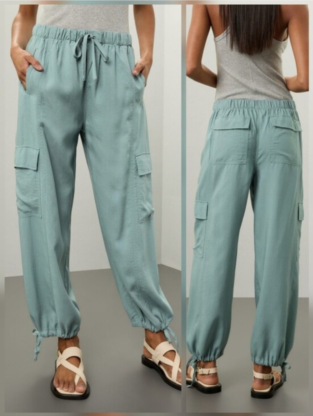 Splendid Kamryn Cargo Trousers Lyocell Pants Size XS